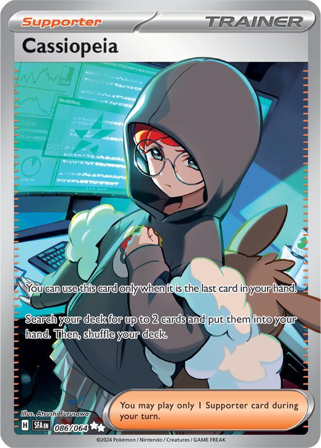 Cassiopeia 086/064 Ultra Rare Pokemon Card (SV Shrouded Fable)