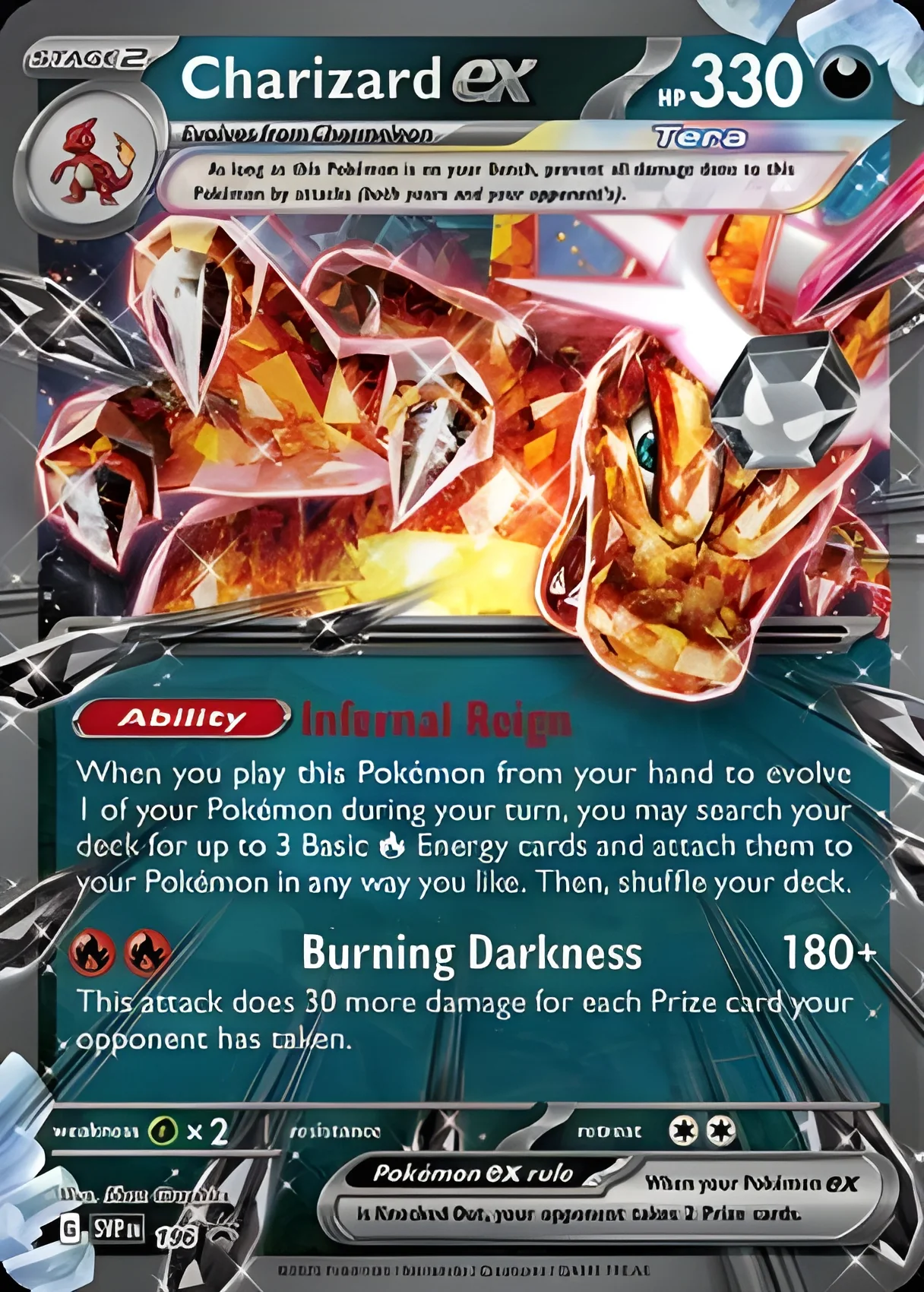Charizard ex SVP196 Pokemon Promo Card (SV Promo Series)