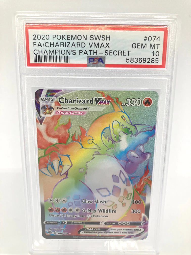 Charizard VMAX 074/073 PSA 10 Gem Mint Graded Pokemon Card