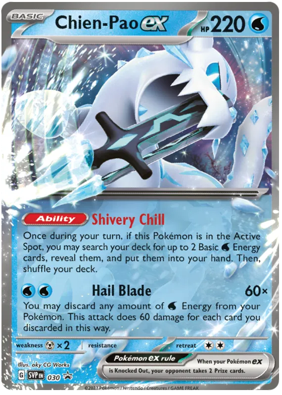 Chien-Pao ex SVP030 Pokemon Promo Card (SV Promo Series)
