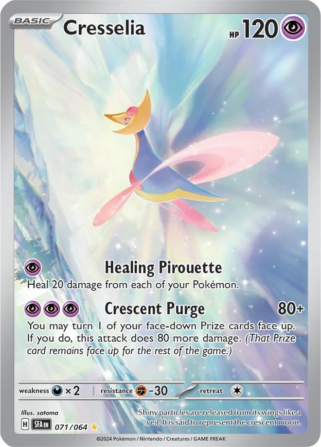 Cresselia 071/064 Illustration Rare Pokemon Card (SV Shrouded Fable)