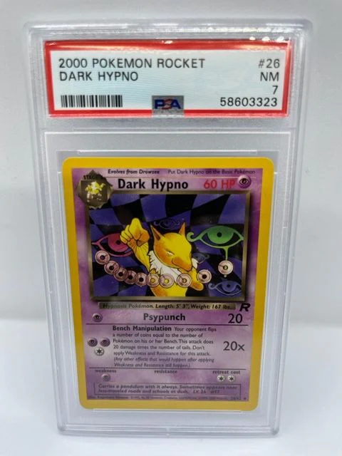 Dark Hypno 26/82 PSA 7 Graded Rare Pokemon Card (2000 Pokemon Rocket)
