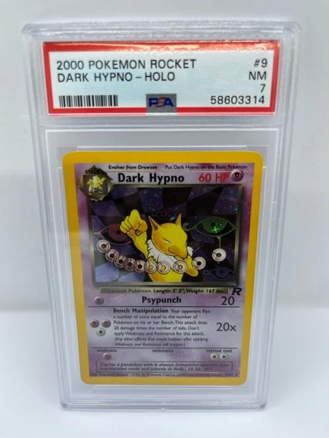 Dark Hypno 9/82 PSA 7 Graded Rare Pokemon Card (2000 Pokemon Rocket)