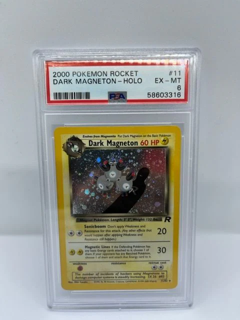 Dark Magneton 11/82 PSA 6 Graded Rare Pokemon Card (2000 Pokemon Rocket)