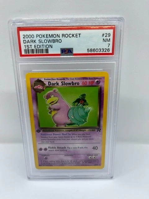 Dark Slowbro 29/82 PSA 7 Graded Rare Pokemon Card (2000 Pokemon Rocket)