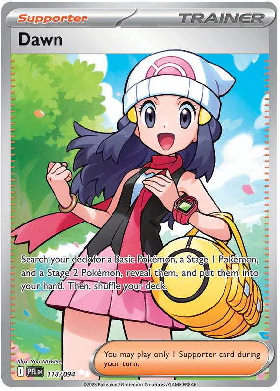 Dawn 118/094 Ultra Rare Pokemon Card (Mega Evolution Phantasmal Flames)
