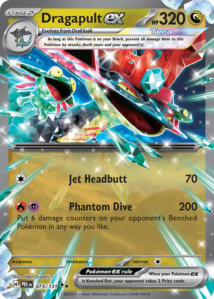 Dragapult ex 073/131 Double Rare Pokemon Card (Scarlet & Violet Prismatic Evolutions)