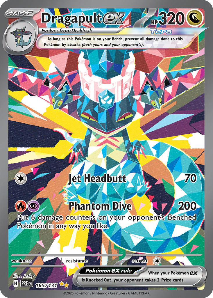 Dragapult ex 165/131 Special Illustration Rare Pokemon Card (Scarlet & Violet Prismatic Evolutions)