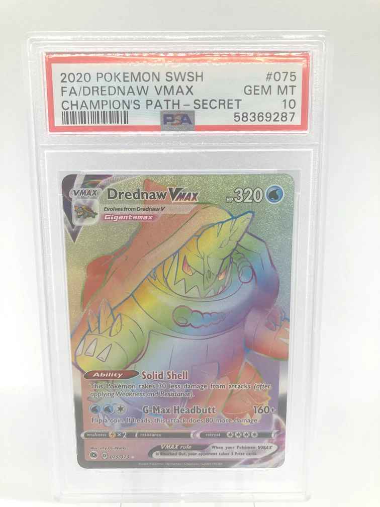Drednaw VMAX 075/073 PSA 10 Gem Mint Graded Pokemon Card