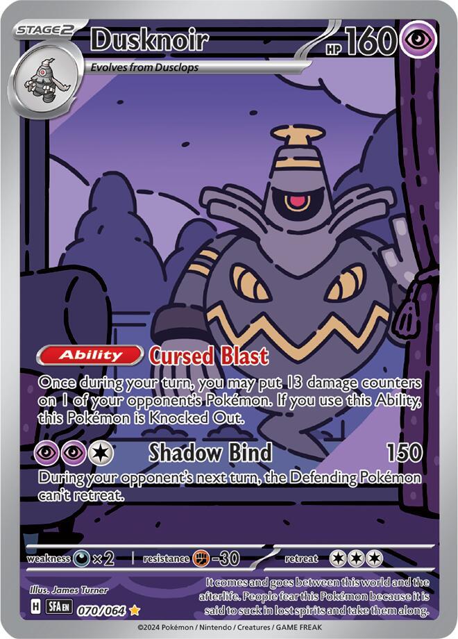 Dusknoir 070/064 Illustration Rare Pokemon Card (SV Shrouded Fable)