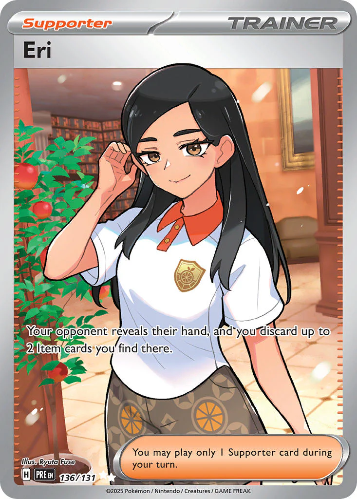 Eri 136/131 Ultra Rare Pokemon Card (Scarlet & Violet Prismatic Evolutions)