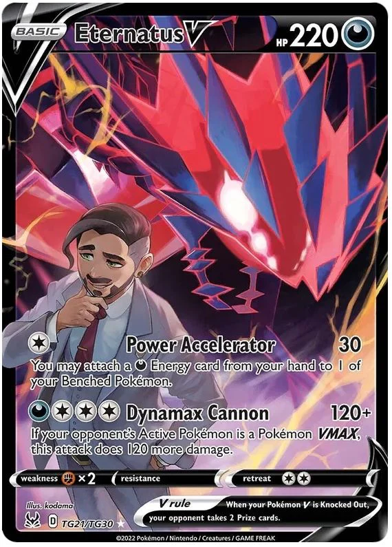 Eternatus V TG21/TG30 Ultra-Rare Rare (Lost Origin Trainer Gallery)