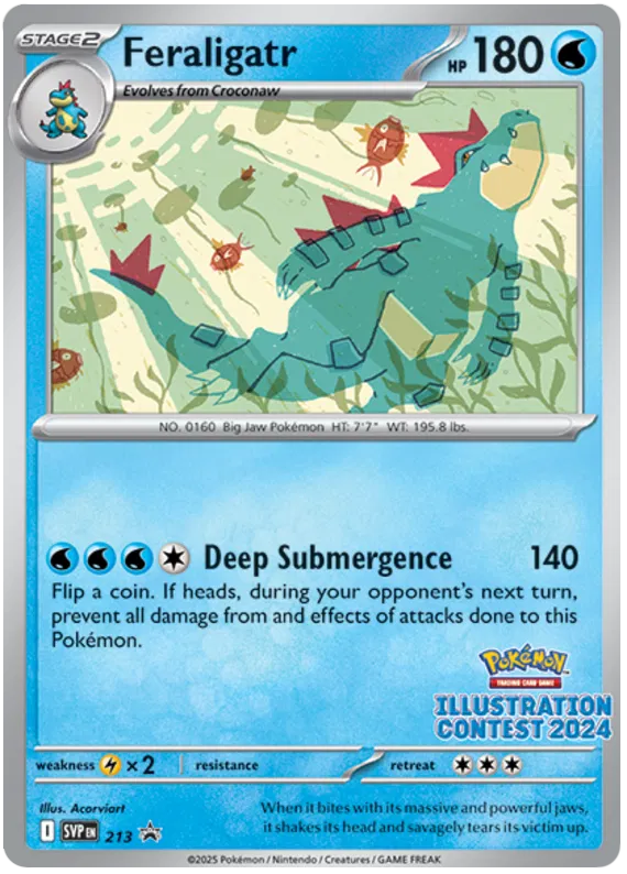 Feraligatr SVP213 Pokemon Promo Card (SV Promo Series)