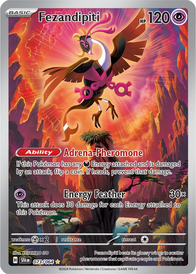 Fezandipiti 073/064 Illustration Rare Pokemon Card (SV Shrouded Fable)