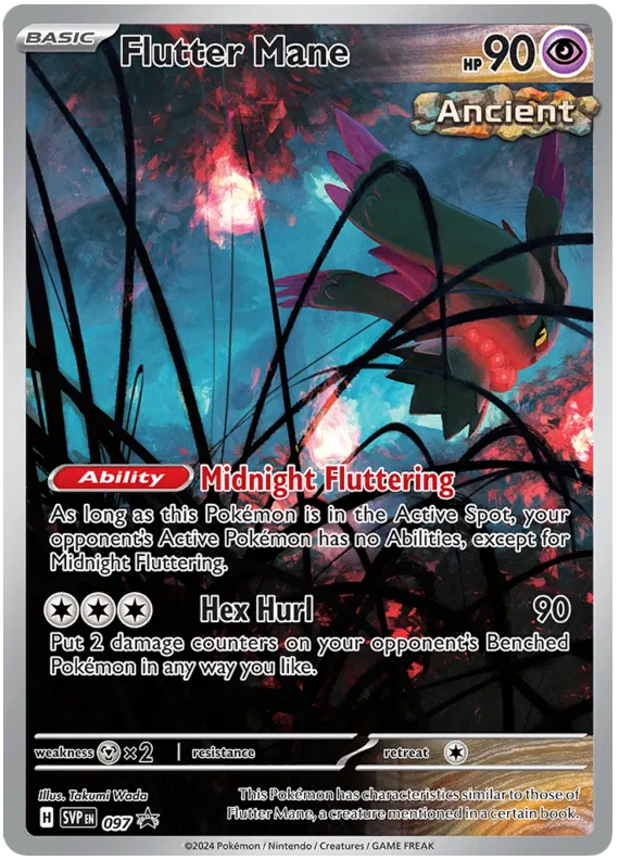 Flutter Mane SVP097 Pokemon Promo Card (SV Promo Series)