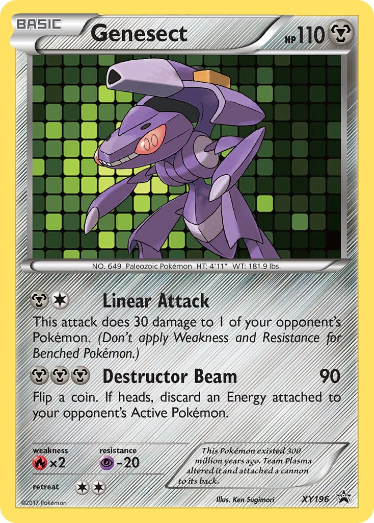 Genesect XY196 Pokemon Promo Card (XY Promo Series)
