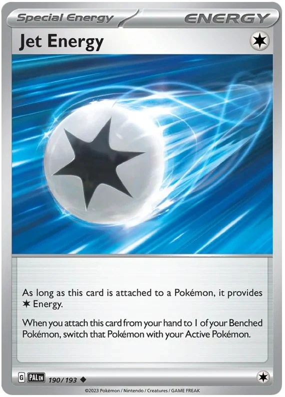 Jet Energy 190/193 Uncommon Pokemon Card (SV2 Paldea Evolved)