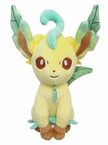 Leafeon 7" Plush Toy PP123 Sanei Pokemon All Star Collection (Japanese)