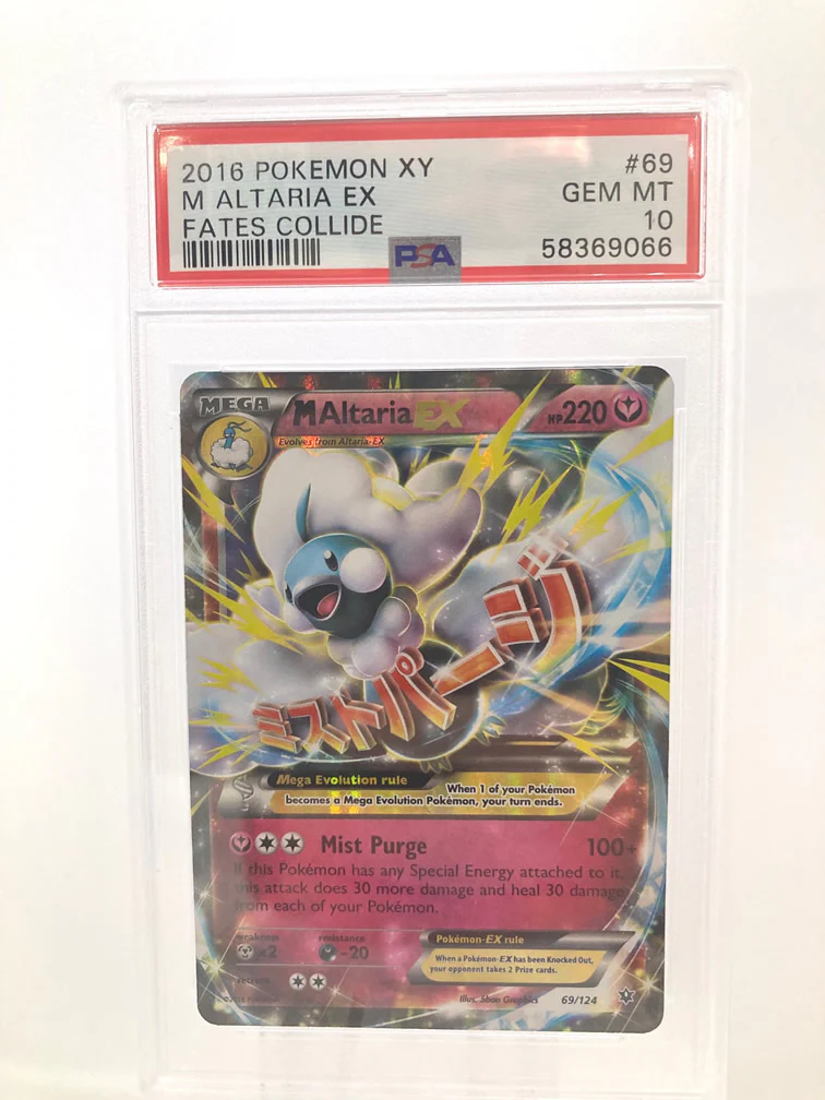 M Altaria EX 69/124 PSA 10 Gem Mint Graded Pokemon Card