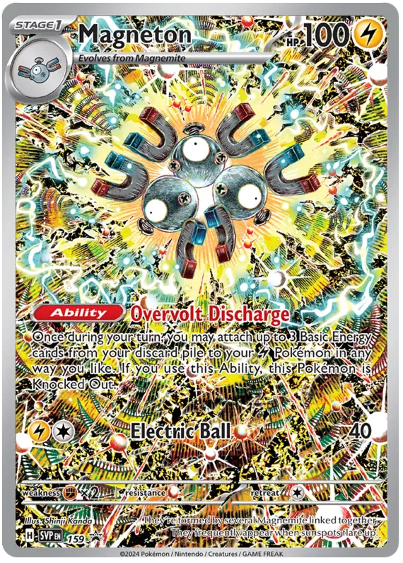 Magneton SVP159 Pokemon Promo Card (SV Promo Series)