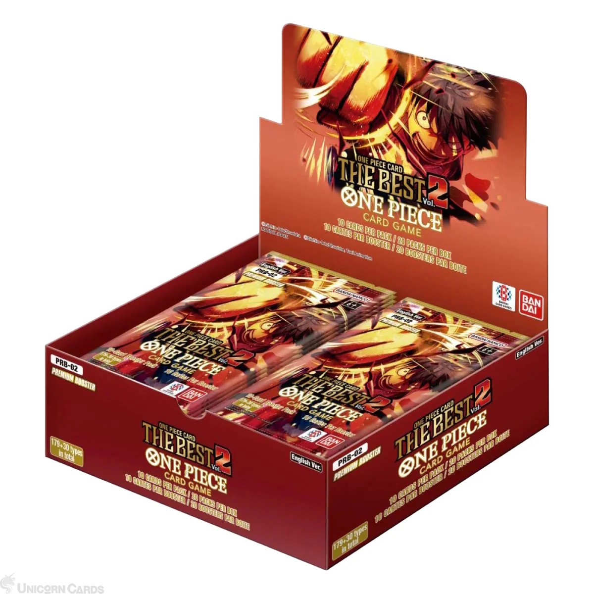 One Piece Card Game: The Best Vol. 2 Premium Booster Display Box (PRB-02)