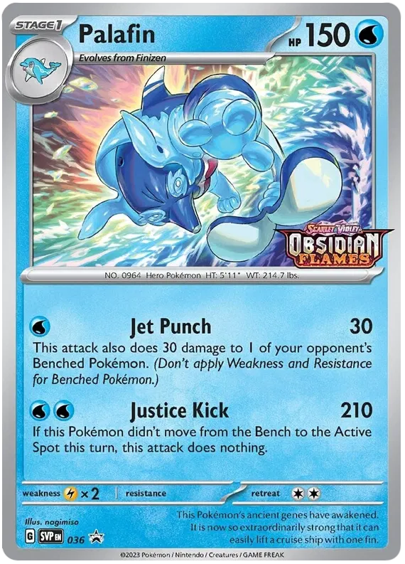 Palafin SVP036 Pokemon Promo Card (SV Promo Series)