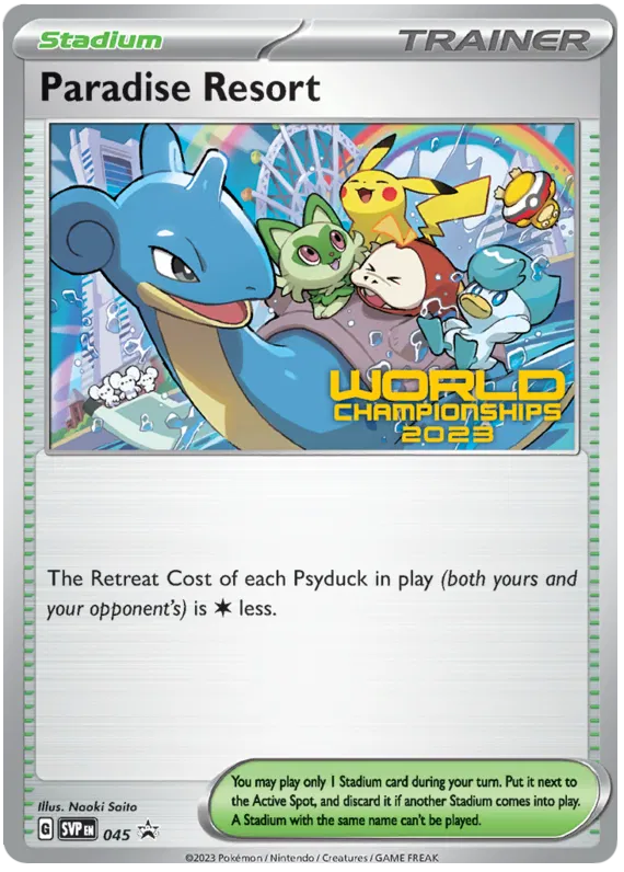 Paradise Resort SVP045 Pokemon Promo Card (SV Promo Series)