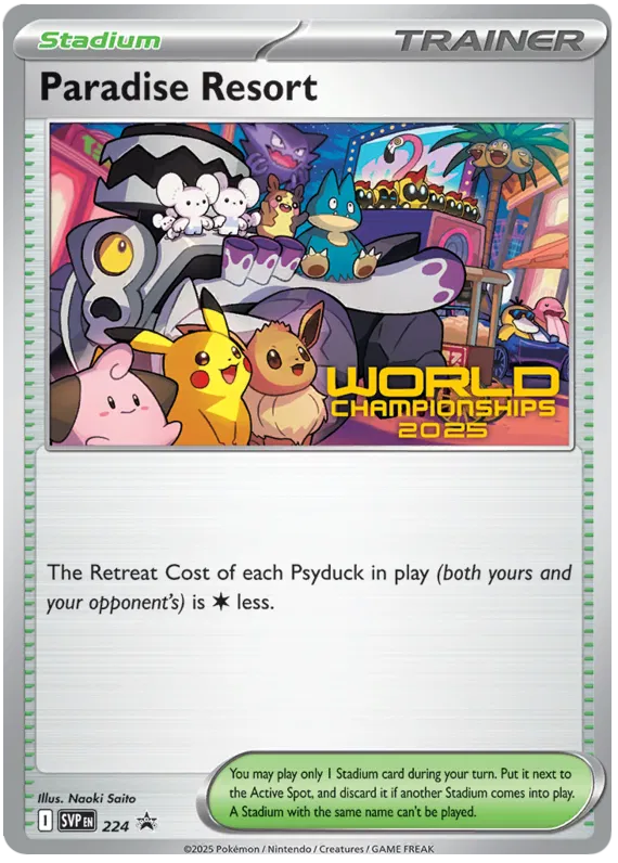 Paradise Resort SVP224 Pokemon Promo Card (SV Promo Series)