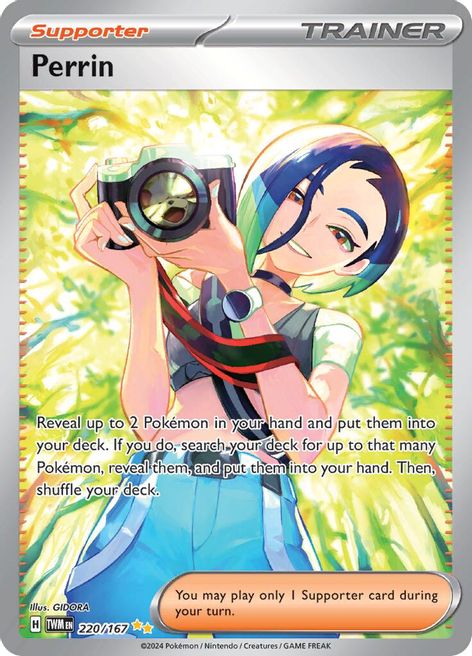 Perrin 220/167 Special Illustration Rare Pokemon Card (SV Twilight Masquerade)