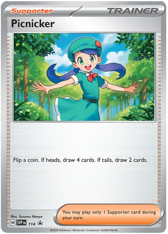 Picknicker SVP114 Pokemon Promo Card (SV Promo Series)