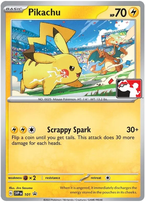 Pikachu SVP101 Pokemon Promo Card (SV Promo Series)