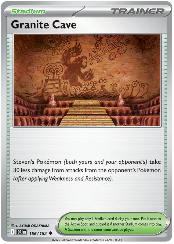 Granite Cave 166/182 Uncommon Pokemon Card (Scarlet & Violet Destined Rivals)