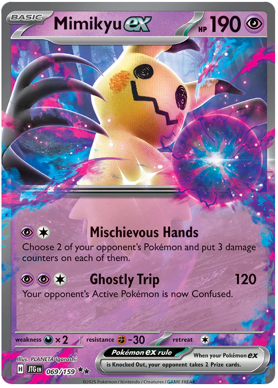 Mimikyu ex 069/159 Double Rare Pokemon Card (Scarlet & Violet Journey Together)