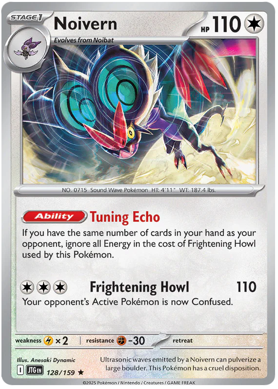 Noivern 128/159 Rare Pokemon Card (Scarlet & Violet Journey Together)