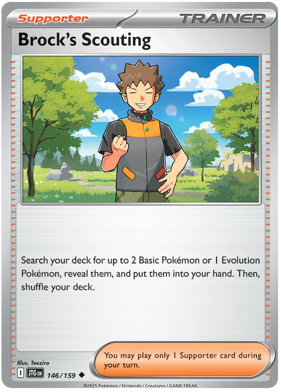 Brock's Scouting 146/159 Uncommon Pokemon Card (Scarlet & Violet Journey Together)