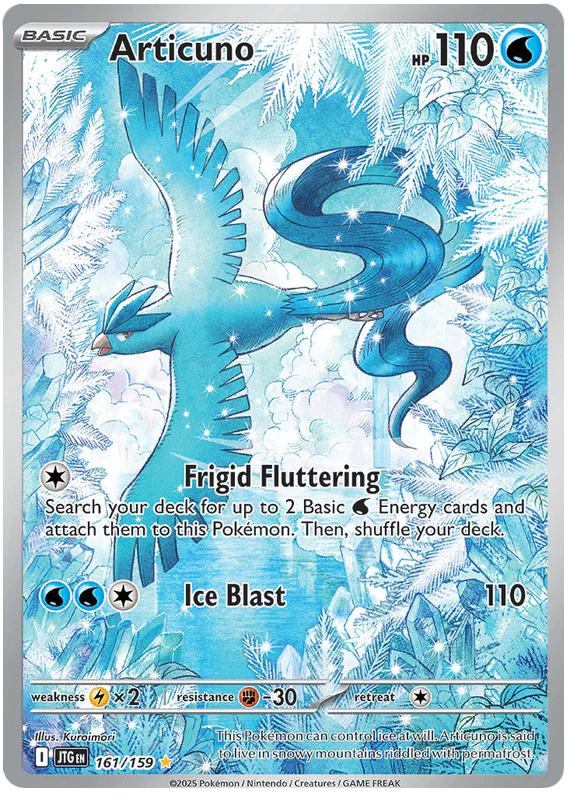 Articuno 161/159 Illustration Rare Pokemon Card (Scarlet & Violet Journey Together)