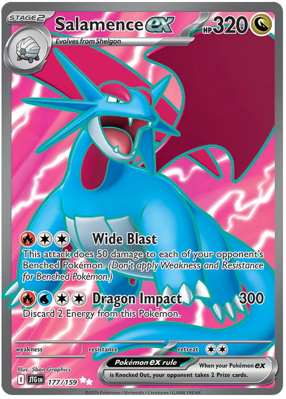 Salamence ex 177/159 Ultra Rare Pokemon Card (Scarlet & Violet Journey Together)