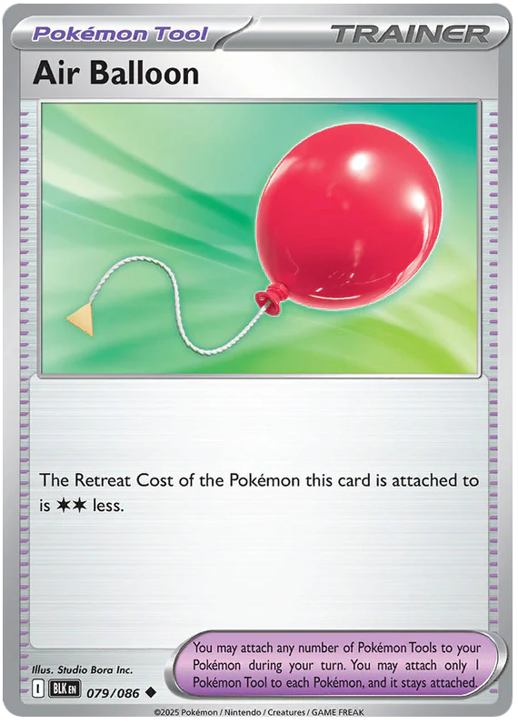 Air Balloon 079/086 Uncommon Pokemon Card (Scarlet & Violet Black Bolt)