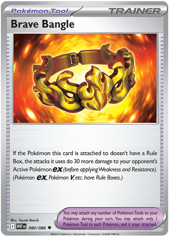 Brave Bangle 080/086 Uncommon Pokemon Card (Scarlet & Violet White Flare)