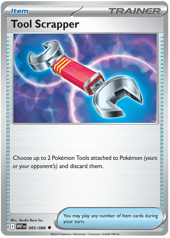 Tool Scrapper 085/086 Uncommon Pokemon Card (Scarlet & Violet White Flare)