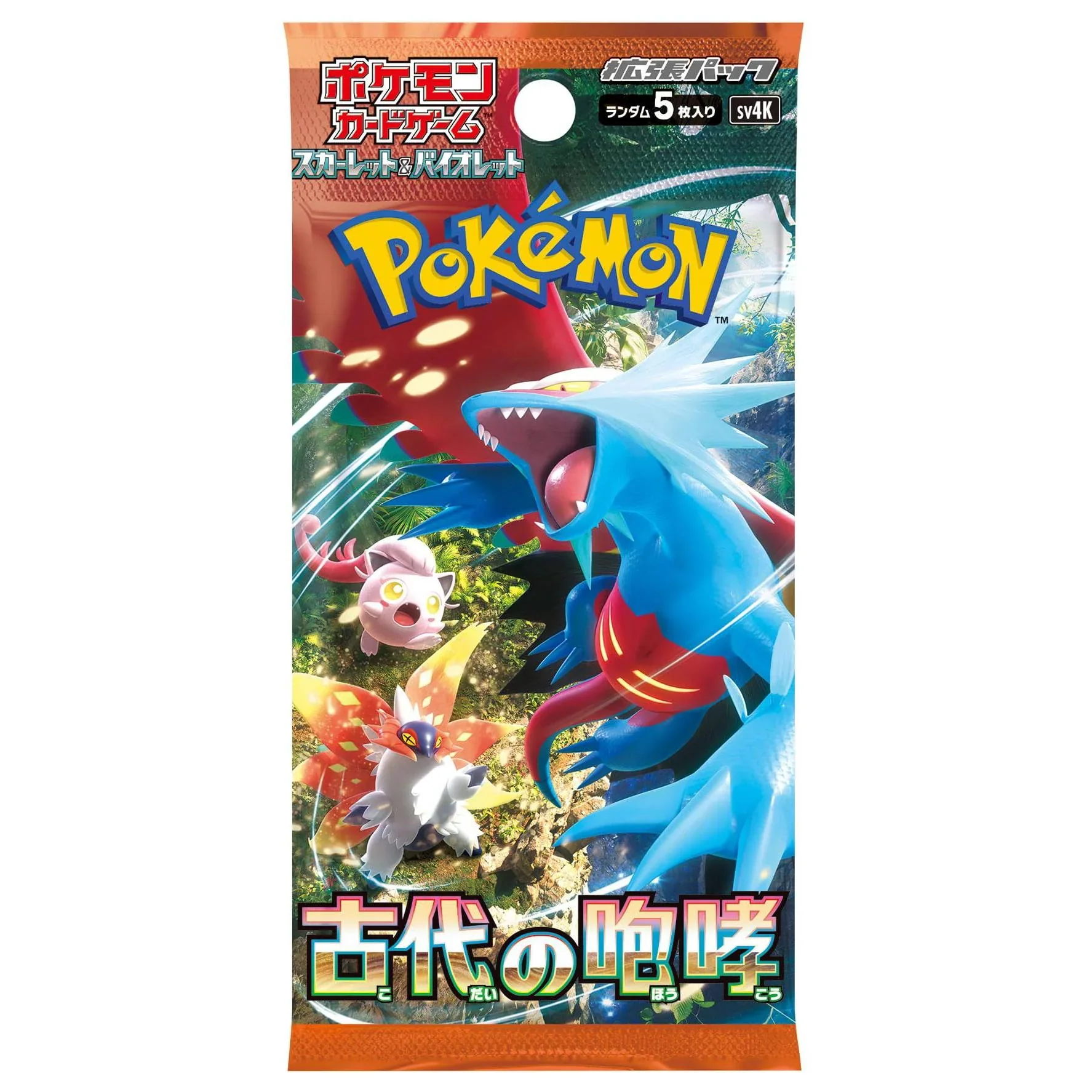 Pokemon Ancient Roar SV4K Japanese Booster Pack