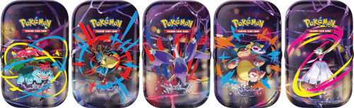 Pokemon TCG Mega Heroes Mini Tin Bundle (Set of 5 Tins)