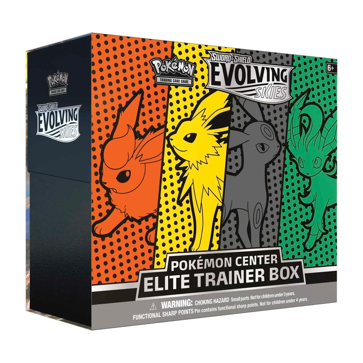 Pokemon TCG: Sword & Shield-Evolving Skies Pokemon Center Elite Trainer Box (Jolteon, Flareon, Umbreon & Leafeon)