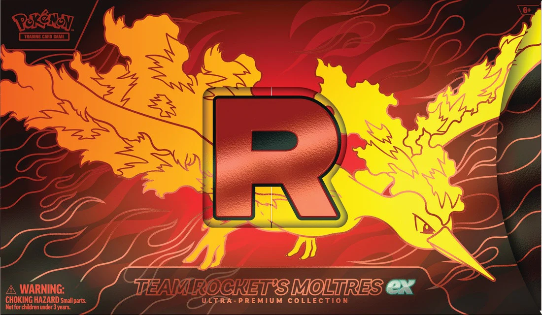 Pokemon TCG Team Rocket's Moltres EX Ultra Premium Collection