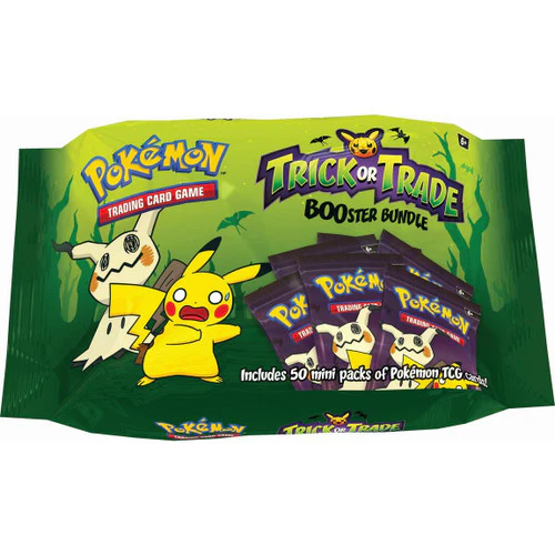 Pokemon TCG Trick or Trade Booster Bundle (50 Fun Size Booster Packs)