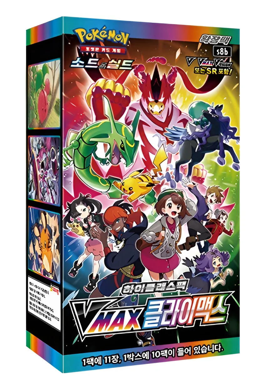 Pokemon TCG VMAX Climax S8B Korean Booster Box (10 Booster Packs)