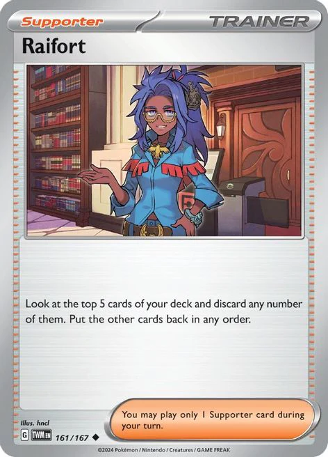 Raifort 161/167 Uncommon Reverse Holo Pokemon Card (SV Twilight Masquerade)