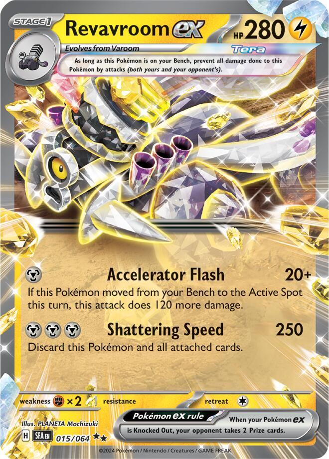Revavroom ex 015/064 Double Rare Pokemon Card (SV Shrouded Fable)
