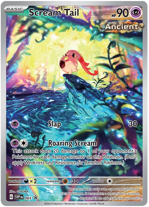 Scream Tail SVP065 Pokemon Promo Card (SV Promo Series)