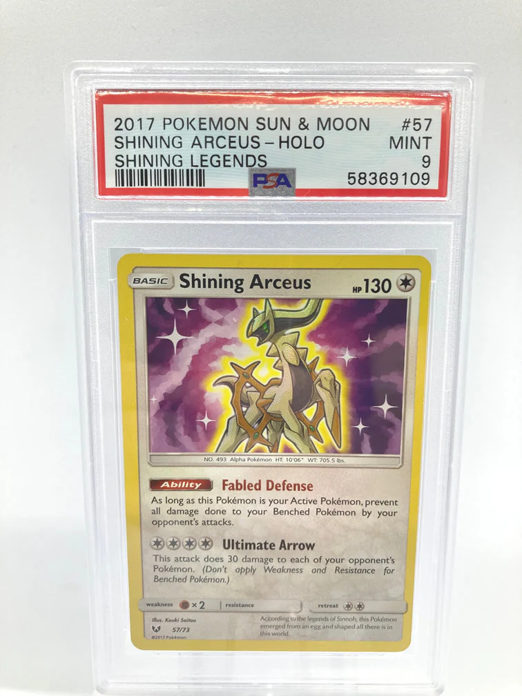 Shining Arceus 57/73 PSA 9 Mint Graded Pokemon Card